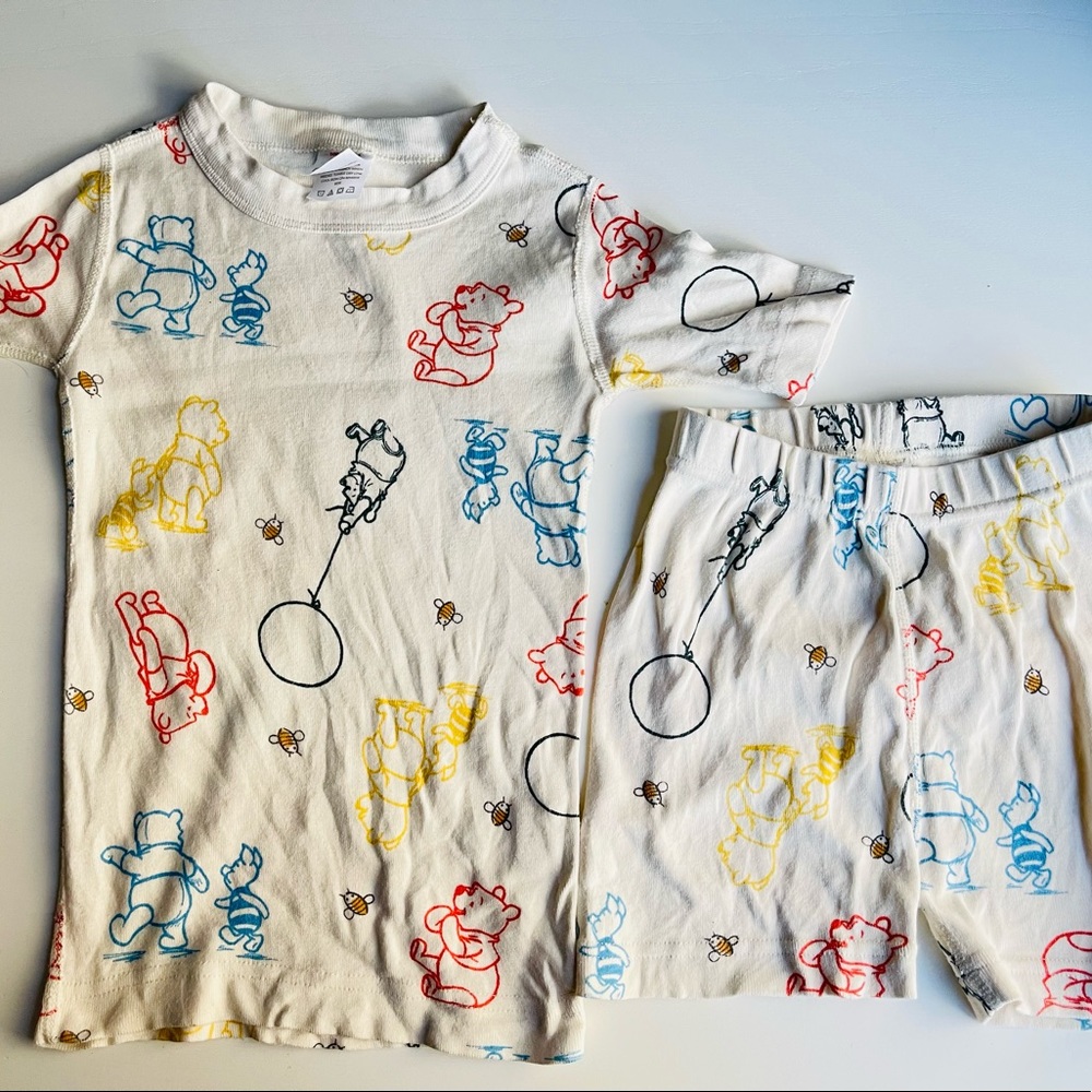 Hanna Andersson Size 100 4 4T Disney Winnie the Pooh Pajamas PJs